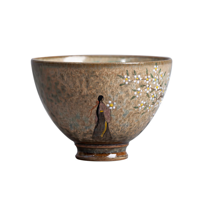 Ru Kiln Jingdezhen Keramik Zen Dekor Teetasse 100ml