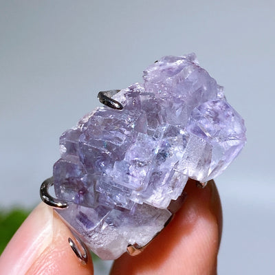 S925 Silber Natürlicher Edelstein Kristall Anhänger 15-25mm Heilung