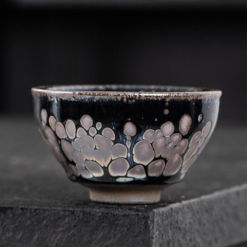 Sakura Jianzhan Keramik-Teetasse, 140 ml, Kirschblüten-Design