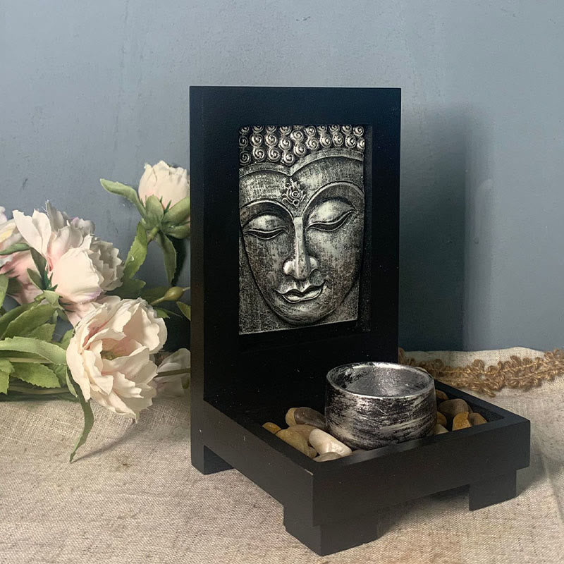 Ruhige Buddha-Statue für das Gebet zu Hause | Mitgefühl &amp; Zen