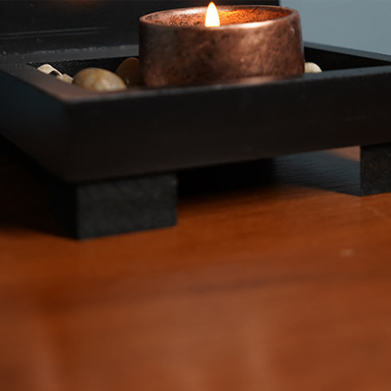 Ruhige Buddha-Statue für das Gebet zu Hause | Mitgefühl &amp; Zen