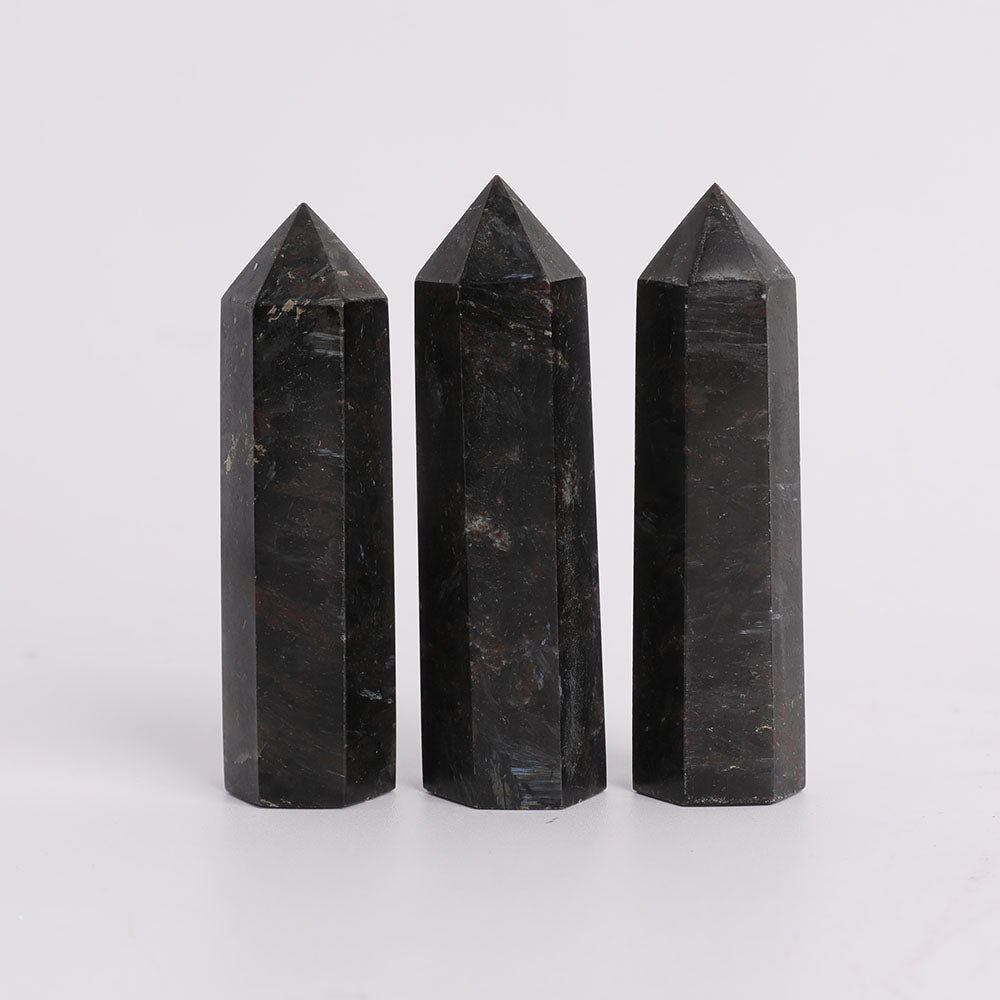 Set of 3 Polished Astrophlite Crystal Points 3.5 Inch