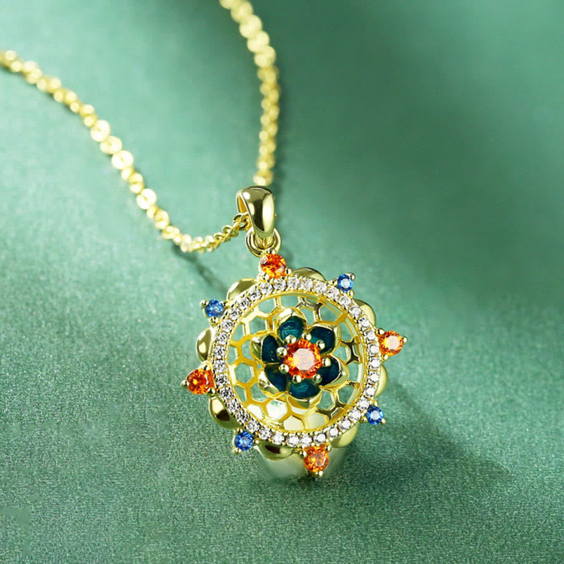 Silberne Lotusblüten-Halsketten für Neuanfang und Erleuchtung