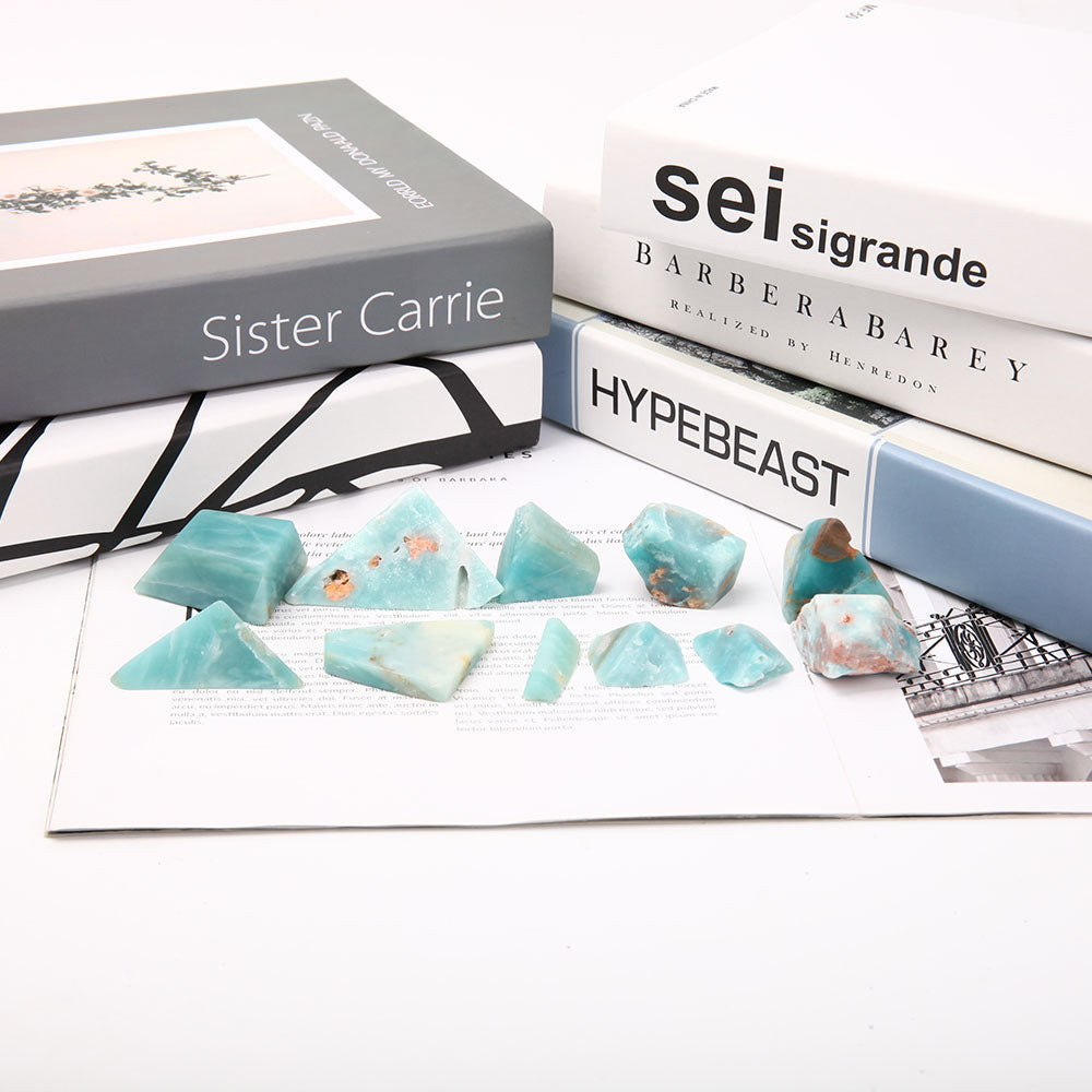 Himmelblaue Rohkristallbrocken 0,5 kg zur Heilung