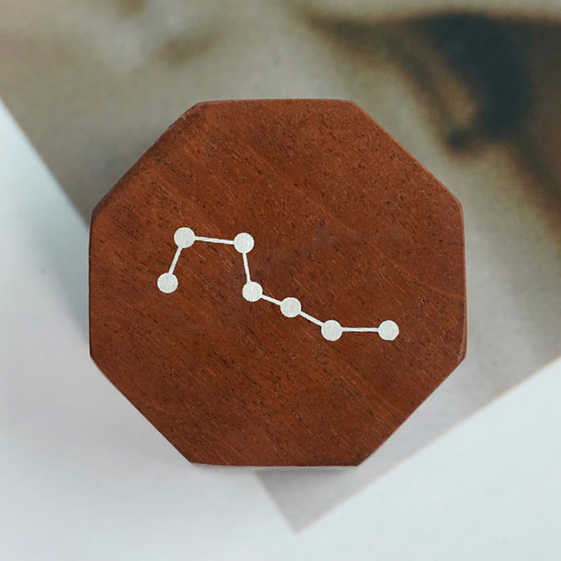 Kleines Blatt-Yin-Yang-Schutzarmband aus rotem Sandelholz