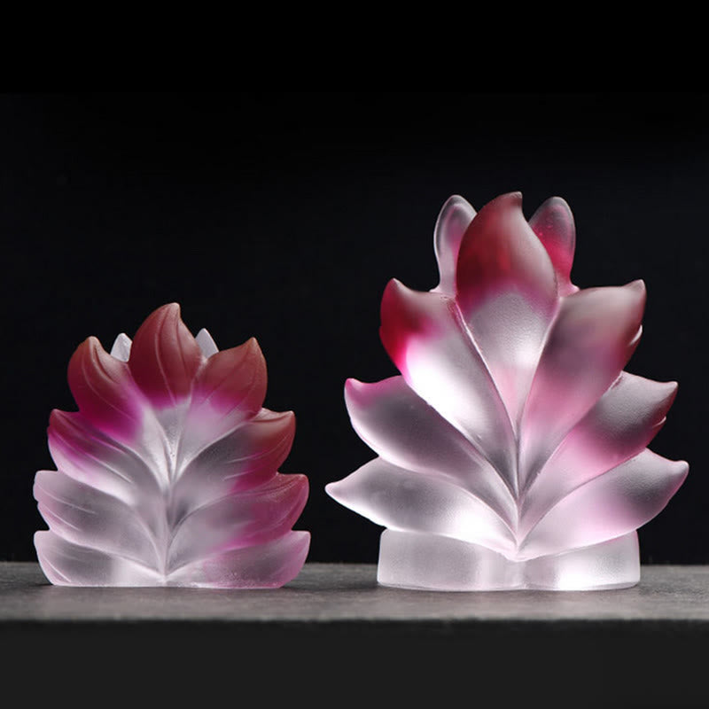 Kleine Liuli-Figur eines neunschwänzigen Fuchses für Erfolg und Stärke