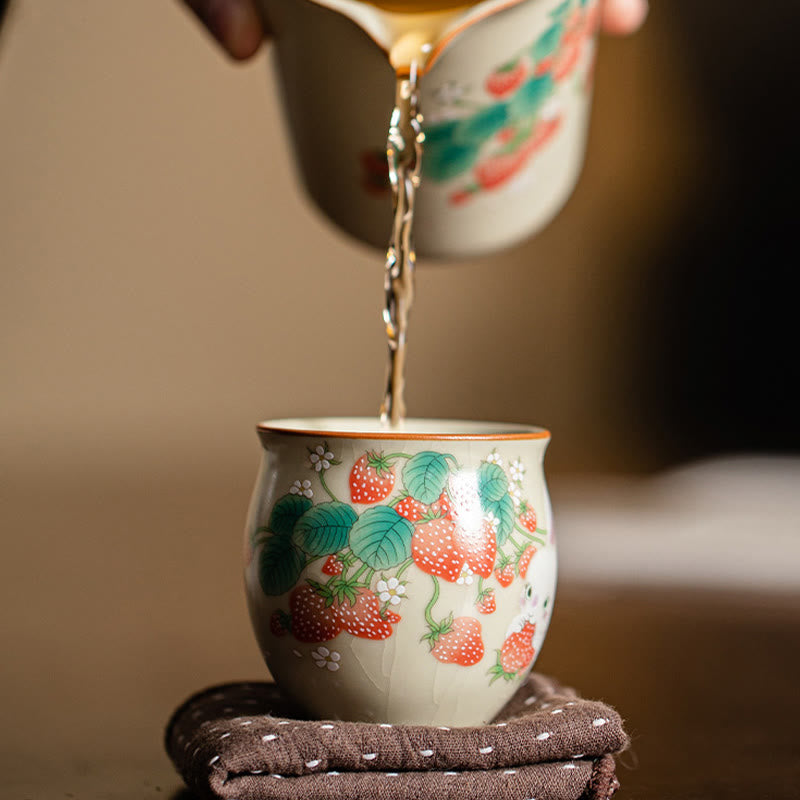 Kleine Kaninchen-Teetasse aus Keramik, 90 ml, mit Geschenkbox | Zen-Dekor