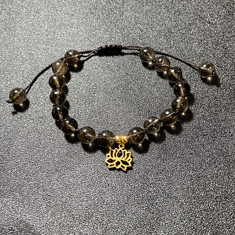 Rauchquarz Mala &amp; Armband Reinigungsset