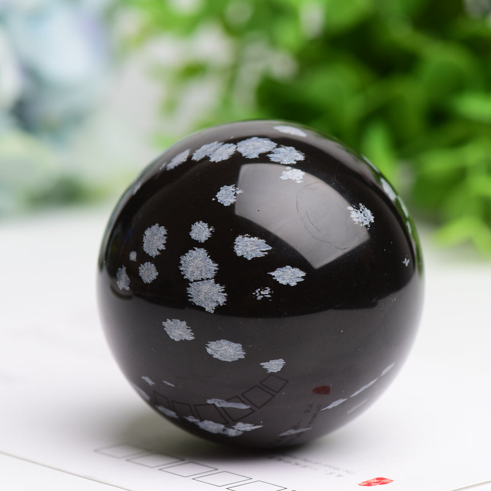 Snowflake Jasper 2.0-4.0" Crystal Sphere for Healing