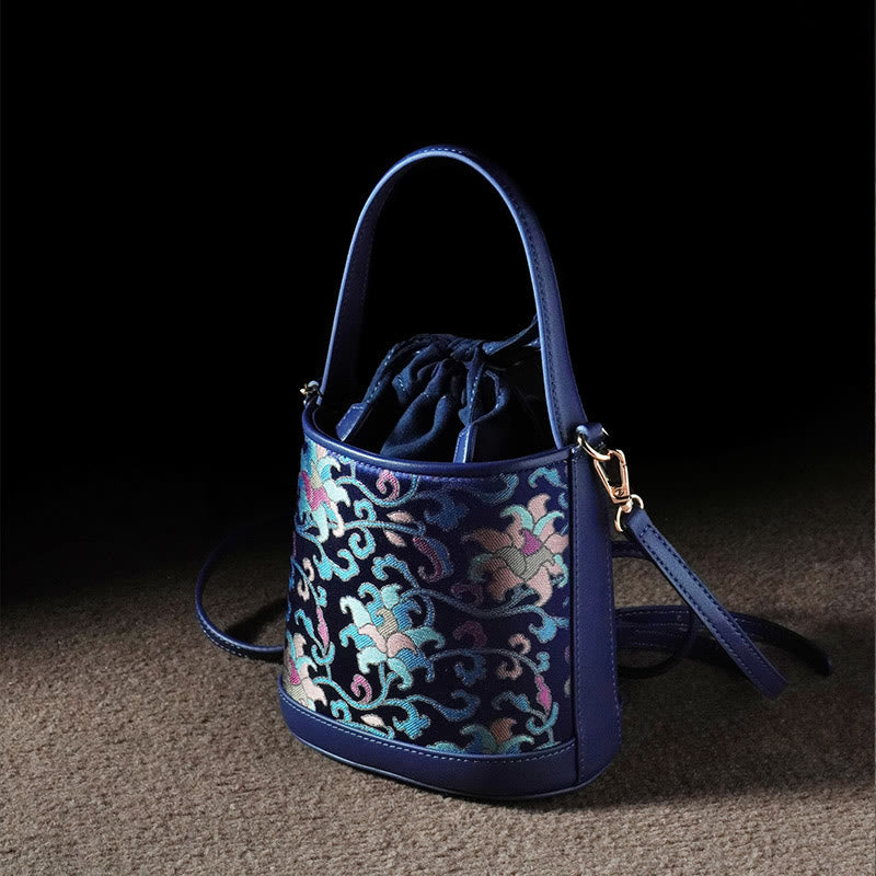 Song Brokat Spirituelle Accessoires | Retro Lotus Umhängetasche