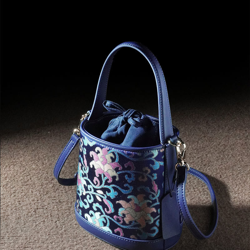 Song Brokat Spirituelle Accessoires | Retro Lotus Umhängetasche