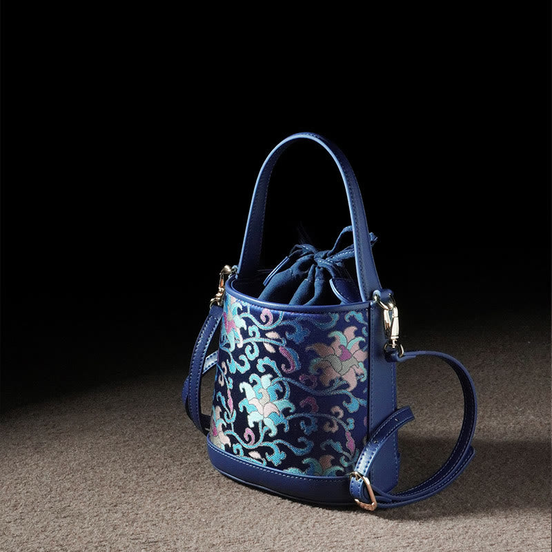 Song Brokat Spirituelle Accessoires | Retro Lotus Umhängetasche