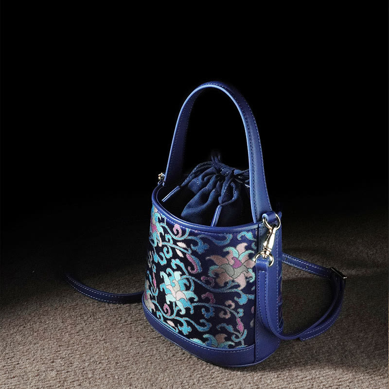 Song Brokat Spirituelle Accessoires | Retro Lotus Umhängetasche