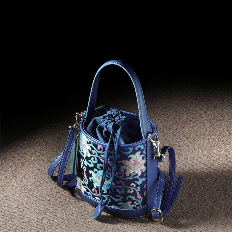 Song Brokat Spirituelle Accessoires | Retro Lotus Umhängetasche