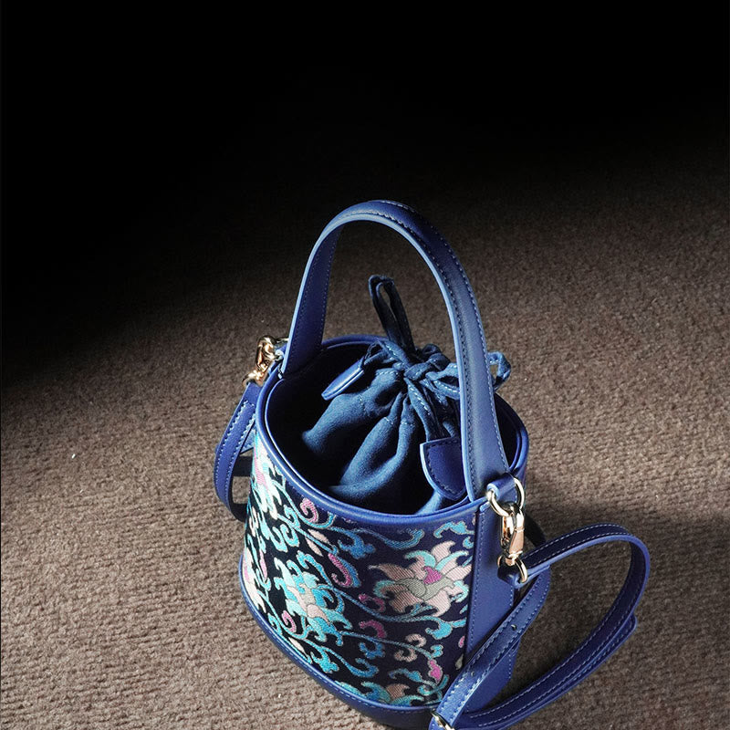 Song Brokat Spirituelle Accessoires | Retro Lotus Umhängetasche