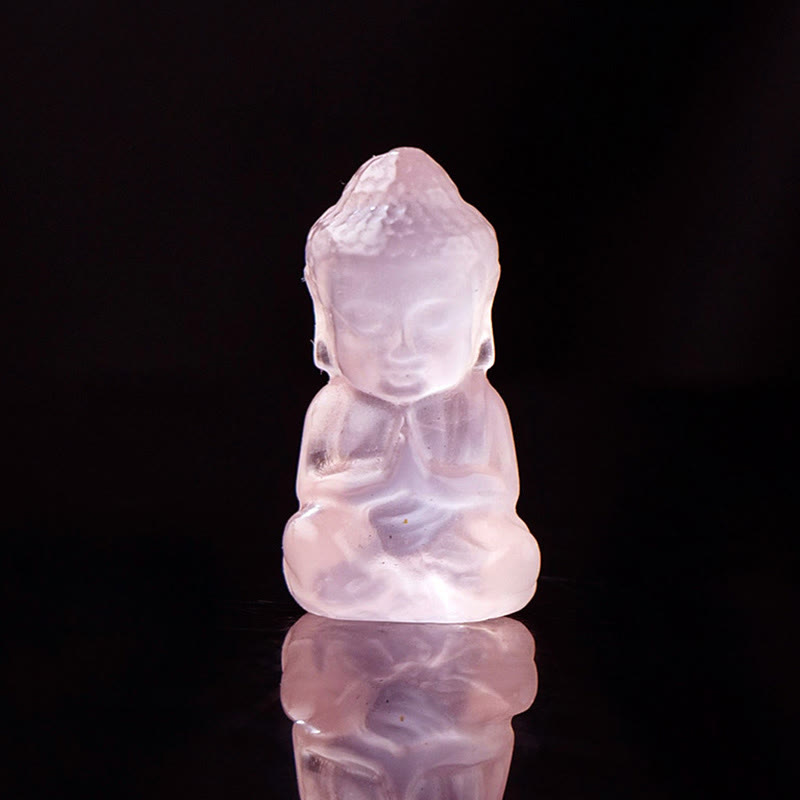 Spirituelle Buddha-Kristallkette mit Amethyst und Citrin