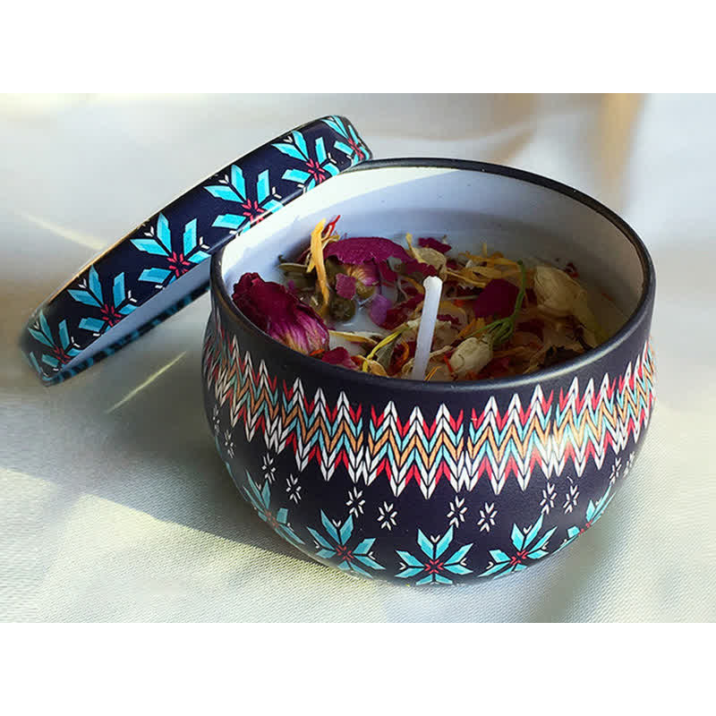 Spirituelle Sojawachskerze zur Reinigung und Meditation