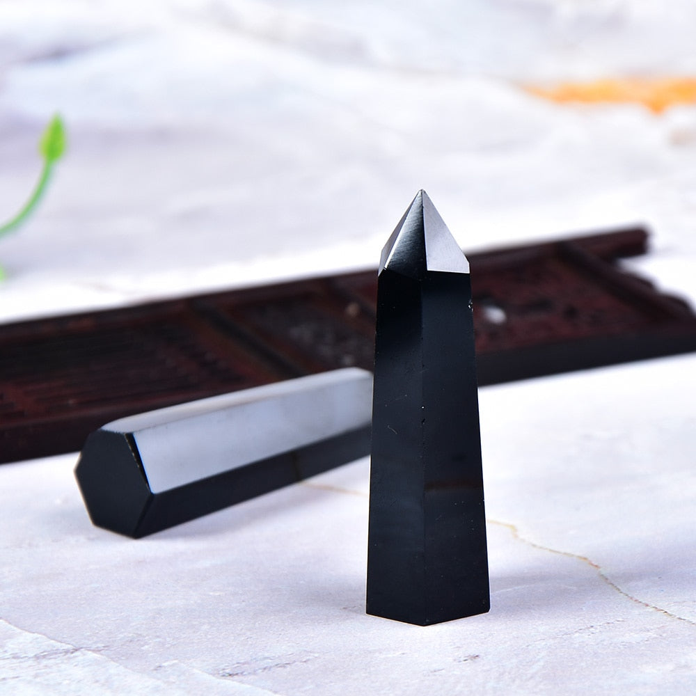 Standhafter Obsidian-Schutzstab