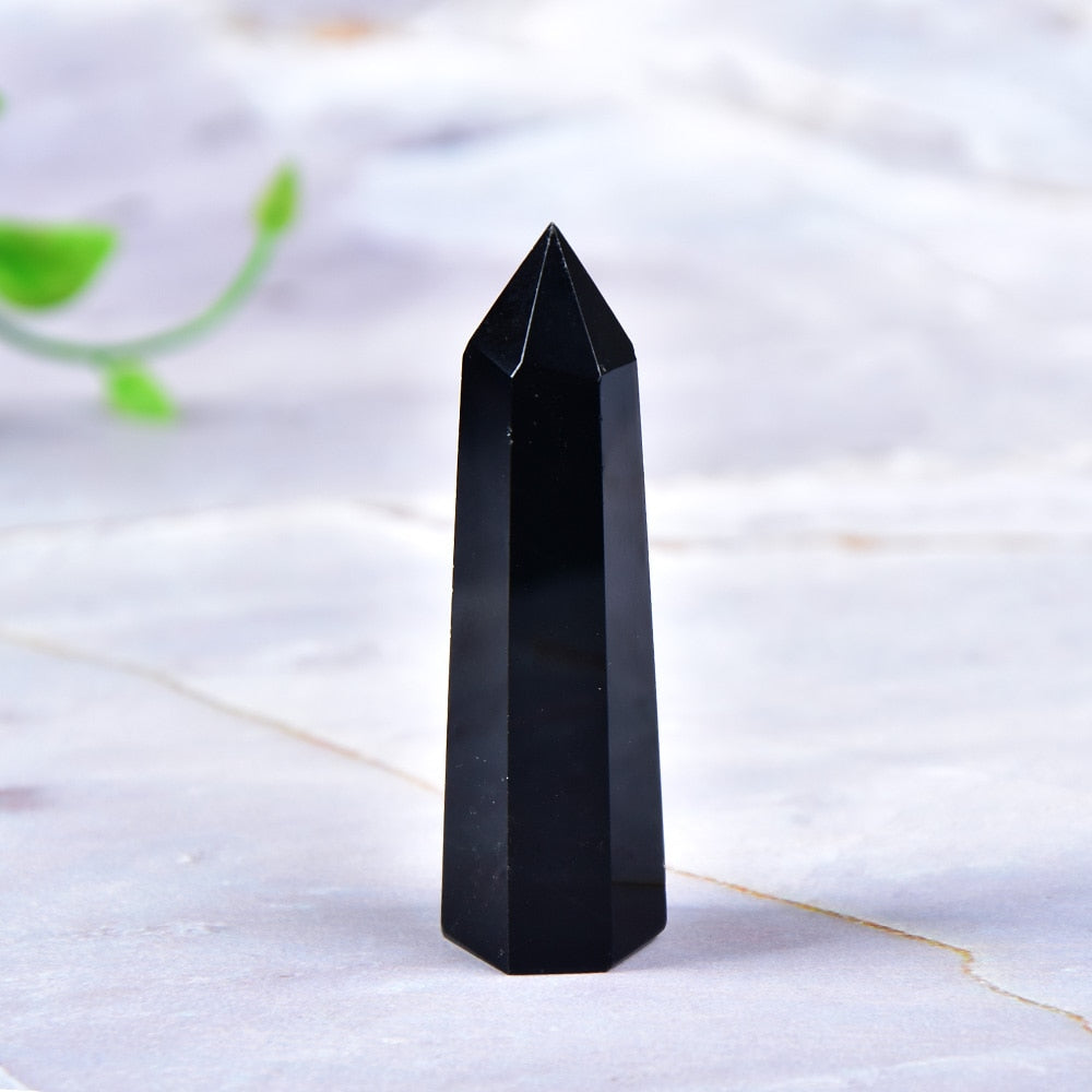 Standhafter Obsidian-Schutzstab