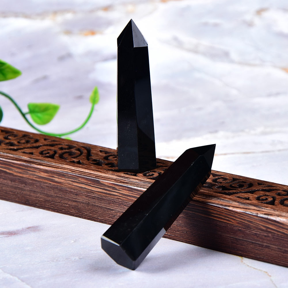Standhafter Obsidian-Schutzstab
