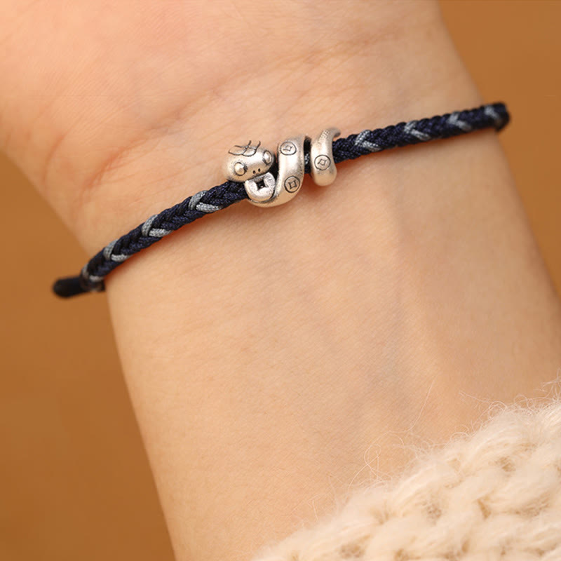 Schlangenschutzarmband aus Sterlingsilber