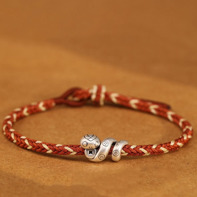 Schlangenschutzarmband aus Sterlingsilber