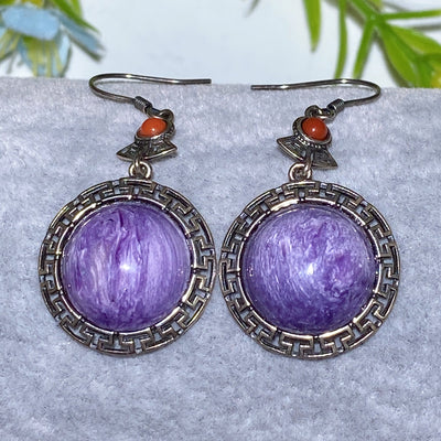 Sterling Silber Spirituelle Kristall Ohrringe 24-40mm Heilung