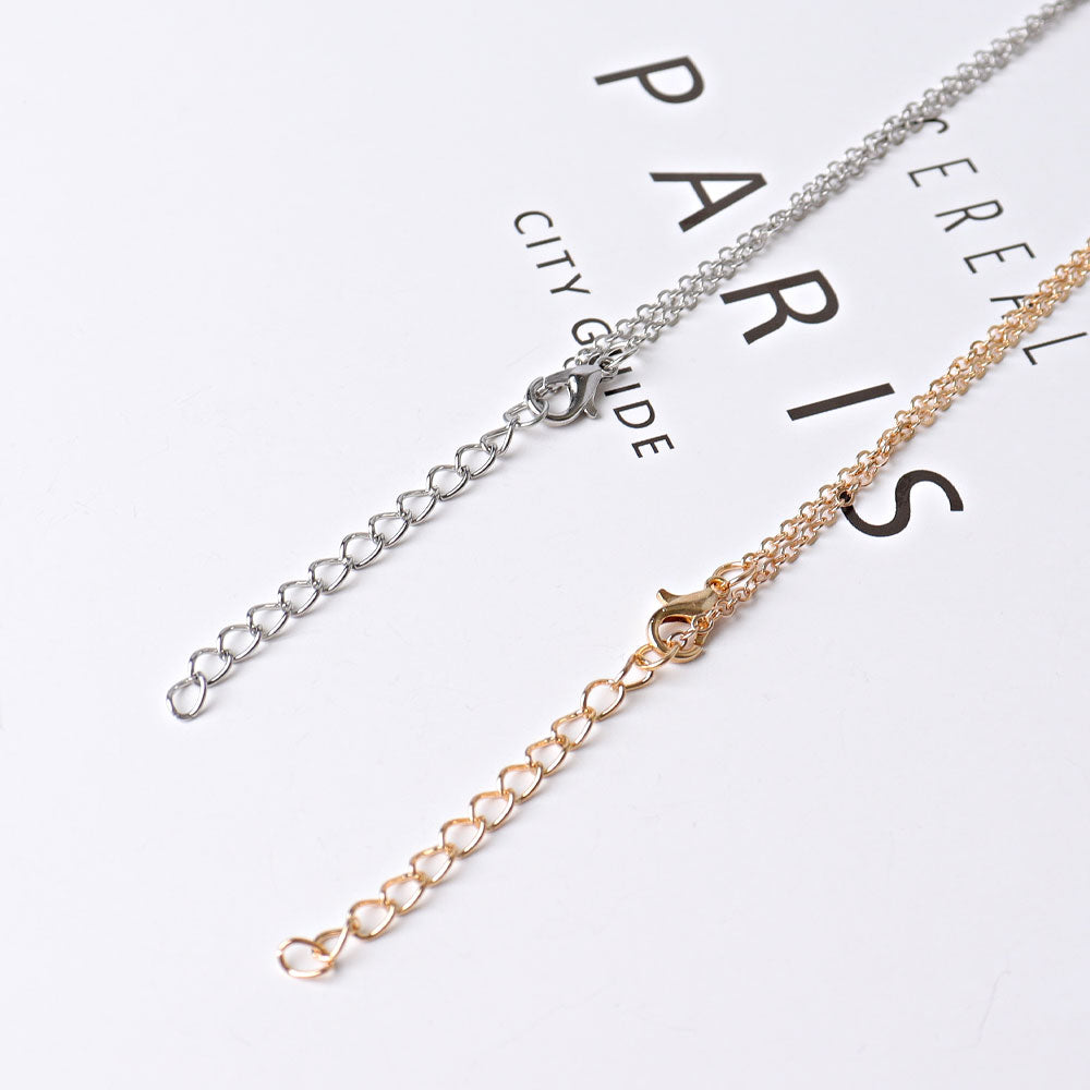 Sun Moon Citrine Necklace with Silver or Gold Chain
