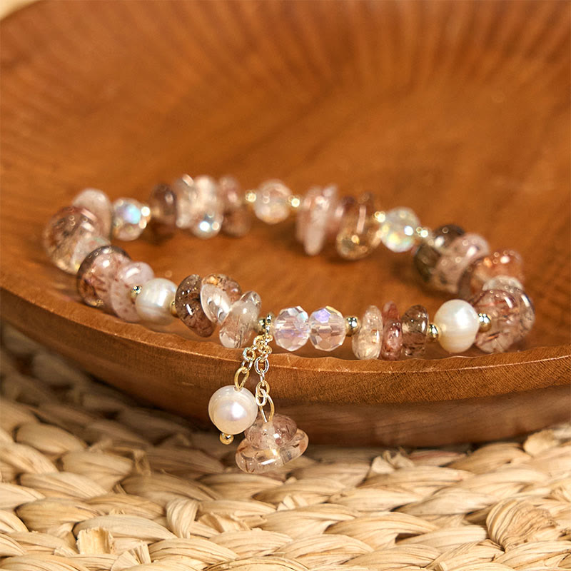 Super Seven Kristall-Armband mit spiritueller Heilung für Damen, 13–16 cm