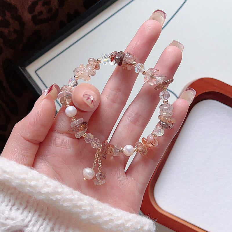 Super Seven Kristall-Armband mit spiritueller Heilung für Damen, 13–16 cm