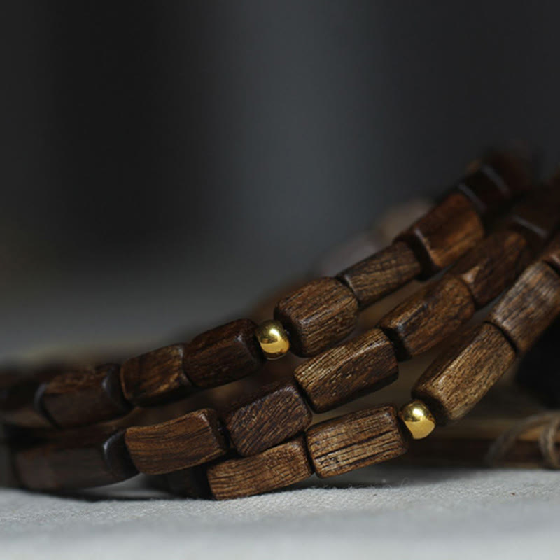 Tarakan Adlerholz 925 Silber Gold Perlen Sternzeichen Armband