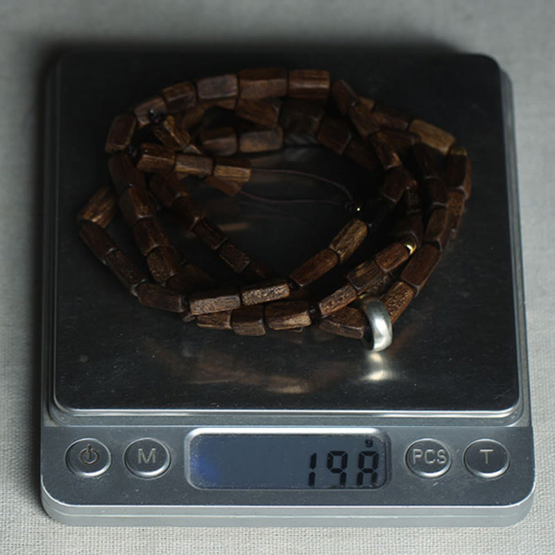 Tarakan Adlerholz 925 Silber Gold Perlen Sternzeichen Armband
