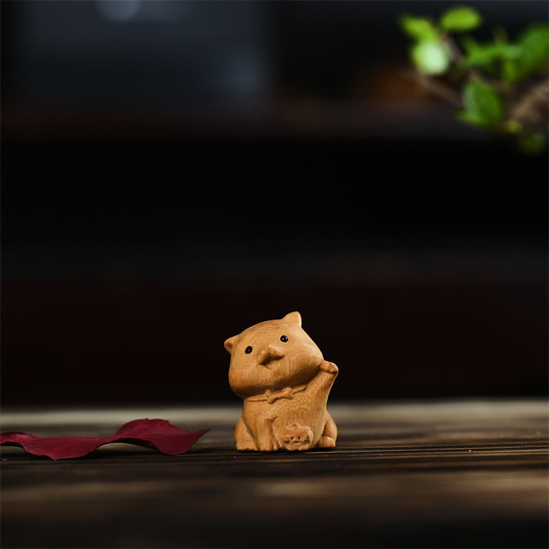 Chinesische Tierkreiszeichen Mini Tier Wohlstand Dekoration