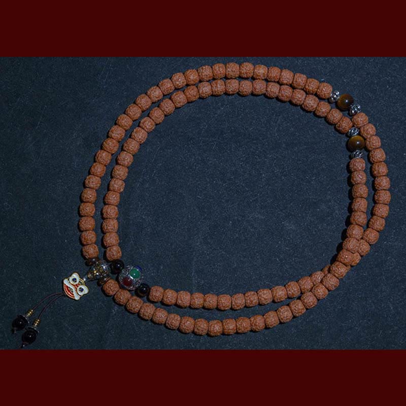 Tibet 108 Perlen Bodhi Seed Zodiac Charm Mala Armband