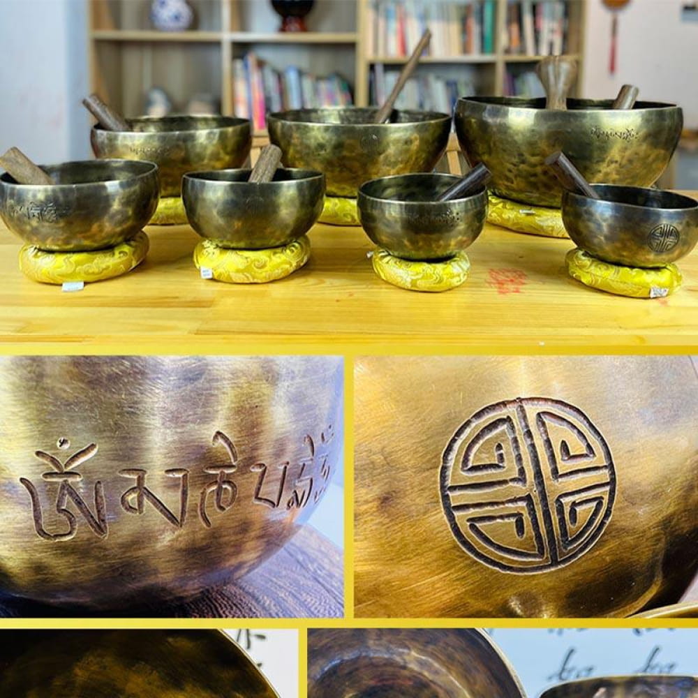 Tibetan Chakra Healing Singing Bowl for Meditation - Singing Bowl - On sale