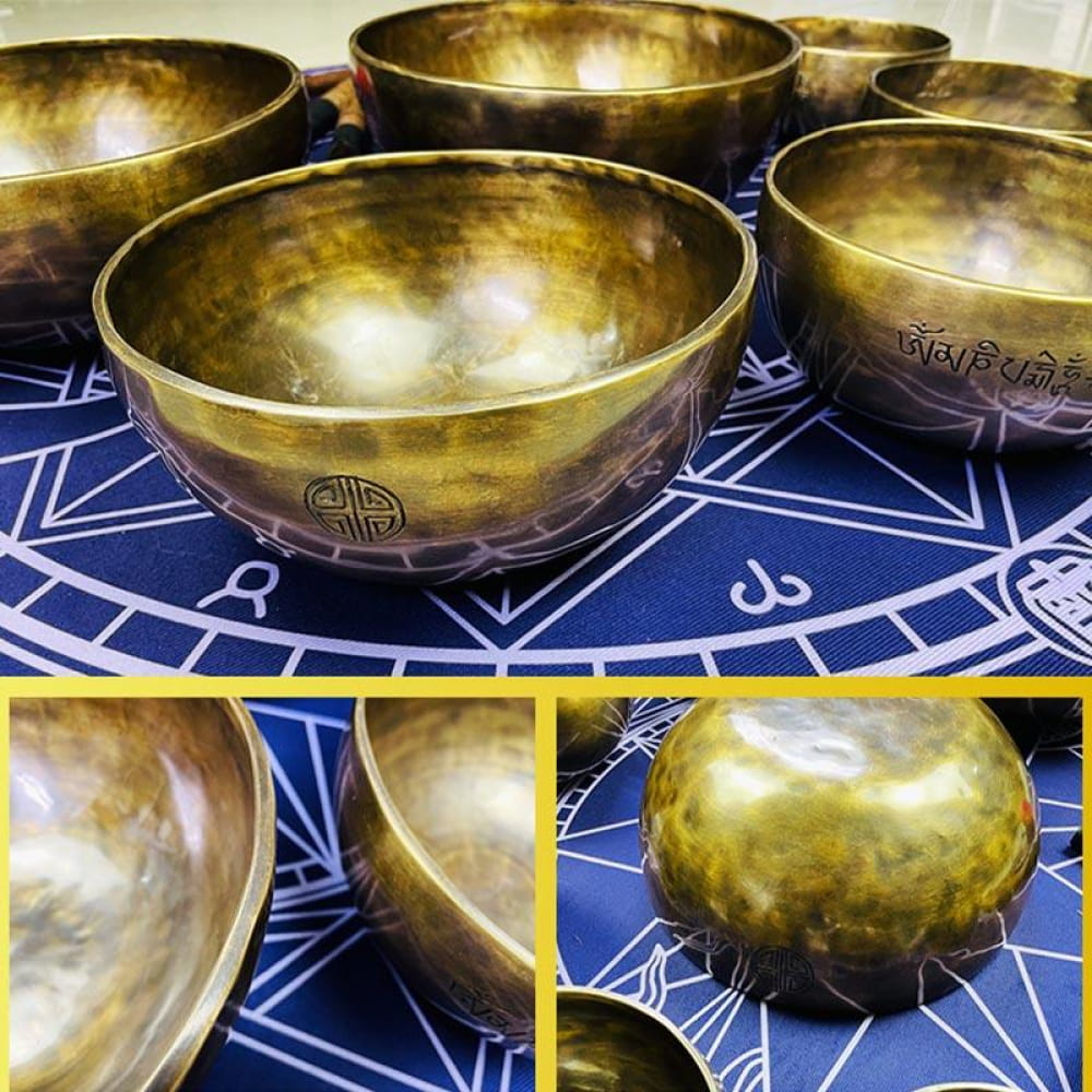 Tibetan Chakra Healing Singing Bowl for Meditation - Singing Bowl - On sale