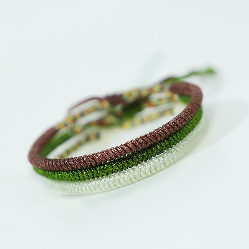 Tibetisches King Kong Knoten-Armband-Set für Glück und Frieden