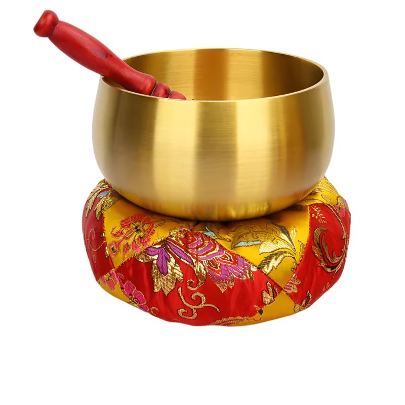 Buddhist Tibetan Singing Bowl Chakra Mindfulness Spiritual Nepal Singing Bowls Meditation Yoga Sound Healing Therapy Accessories