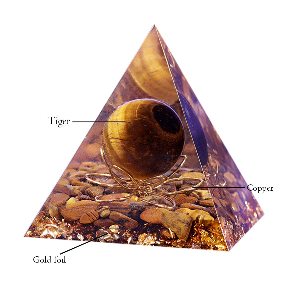 Tigerauge Goldene Gelegenheitspyramide