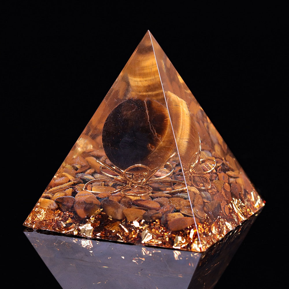 Tigerauge Goldene Gelegenheitspyramide