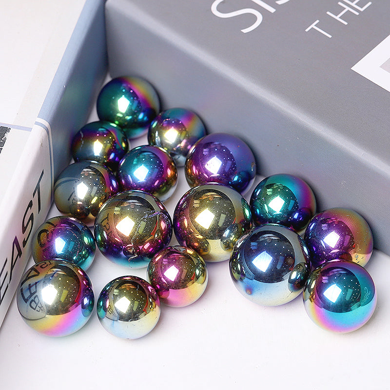 Titanium Aura Crystal Spheres for Healing 0.7"-1.0kg