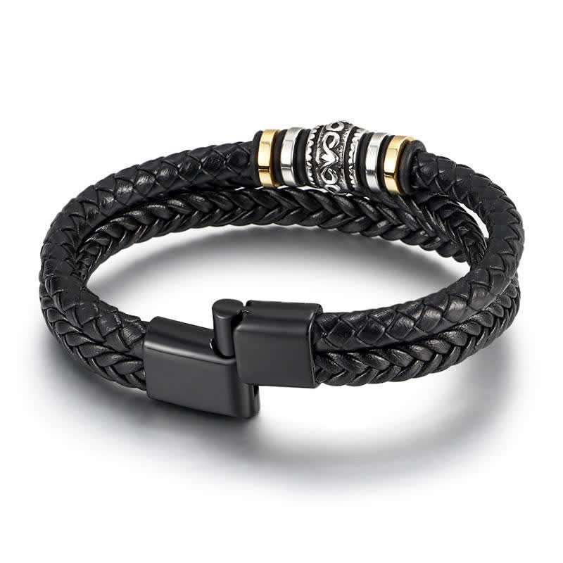 Spirituelles Balance-Armband aus Titanstahl | Heilende Klänge