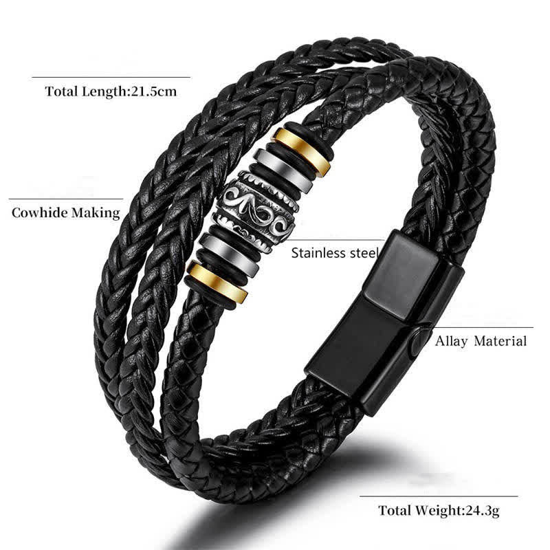 Spirituelles Balance-Armband aus Titanstahl | Heilende Klänge