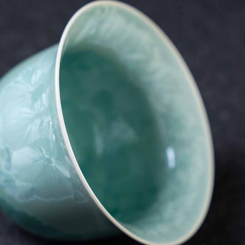 Traditionelle Sancai-Gaiwan-Teetasse aus Keramik, 180 ml, für Meditation
