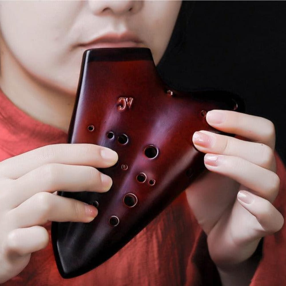 Triple Chamber AC Tone Ocarina Flute Instrument - Triple Ocarina Ocarina - On sale