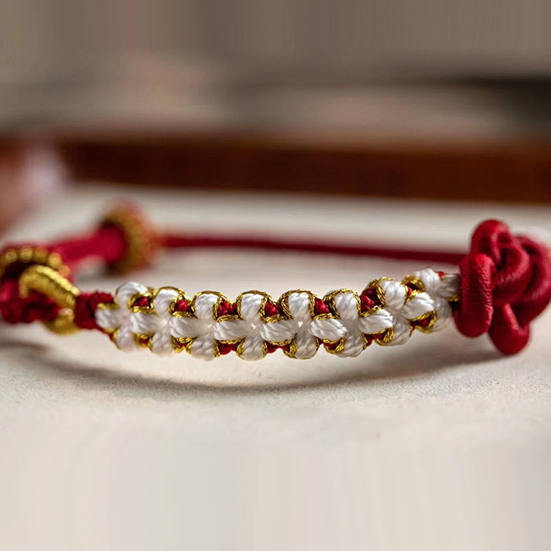 True Love Knot Rotes Schnurarmband für Schutz und Glück