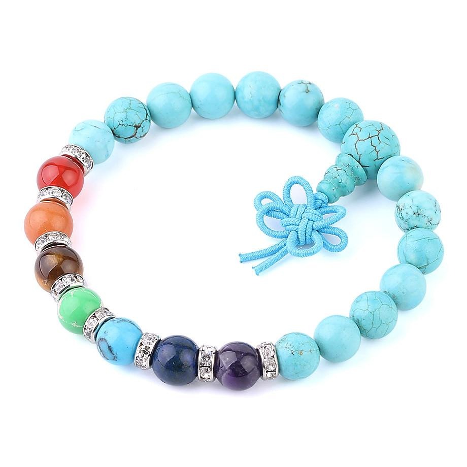 Türkises Chakra-Heilarmband für Gleichgewicht