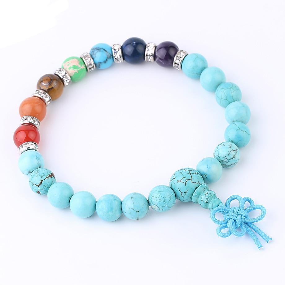 Türkises Chakra-Heilarmband für Gleichgewicht