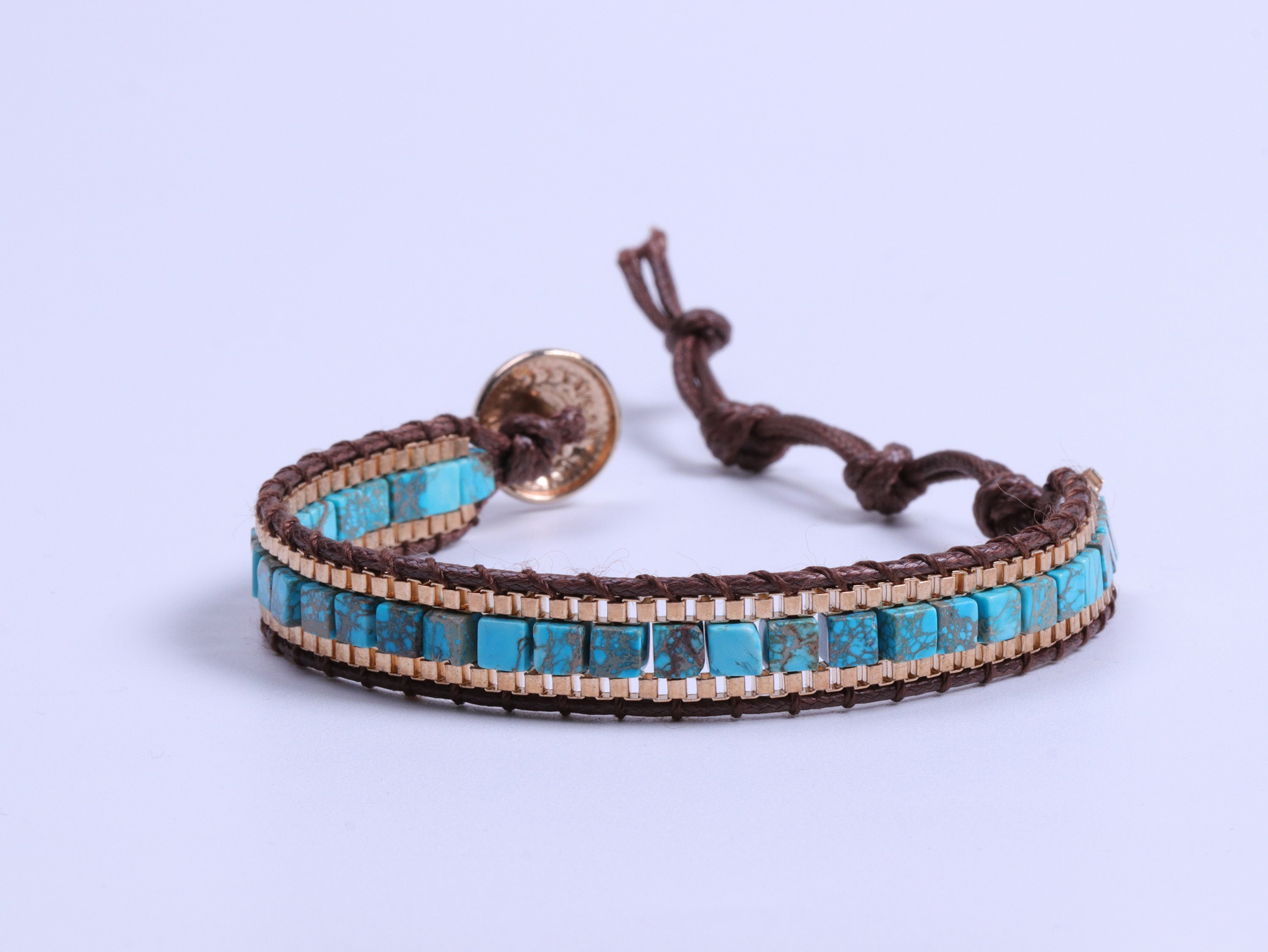 Türkises Heilarmband für Kraft und Schutz