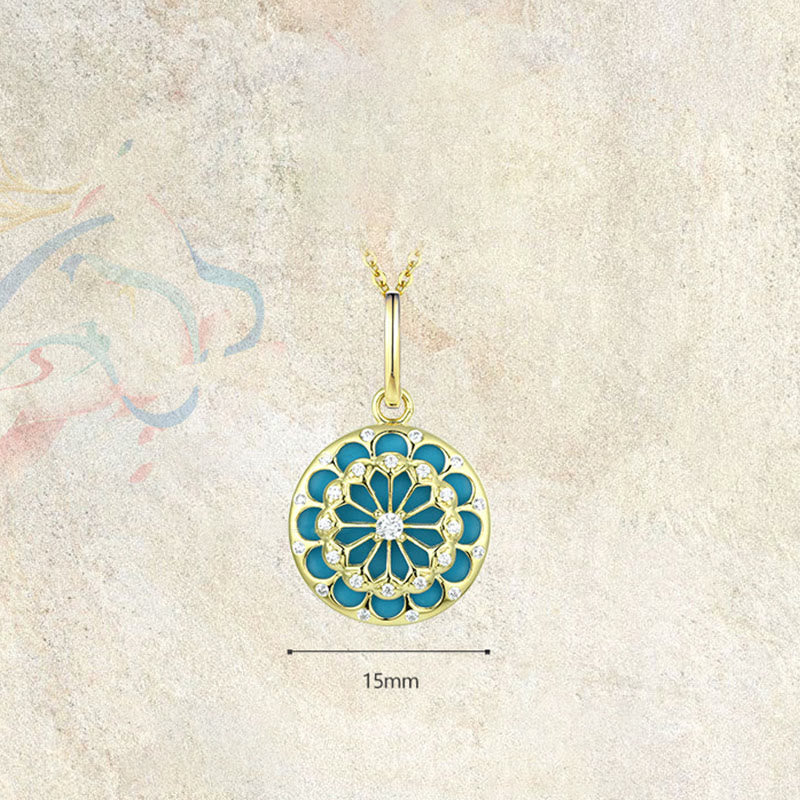 Türkis Schutzkette | Anhänger aus 925er Sterlingsilber